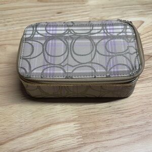 Coach Patterned Cosmetic Case